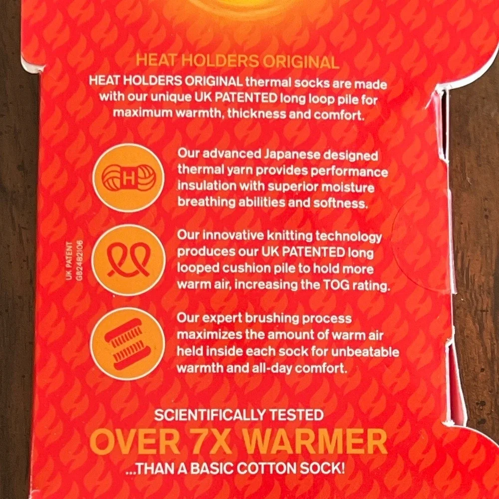 1 Pair Ladies Heated Sox Socks Thick Thermal Socks 2.3 TOG Size 5-9 NEW WITH TAG